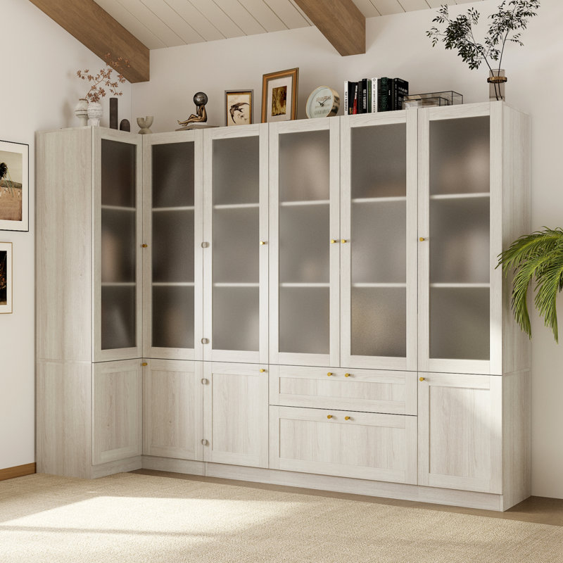 Ensemble de salon avec 2 vitrines
