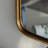 31"×19" Longmeadow Vintage Rectangular Gold Metal Framed Flat Wall Mounted Mirror For Bedroom&Living Room				-1972669858