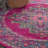 Abbate Oriental Fuchsia Pink Area Rug-1736157327