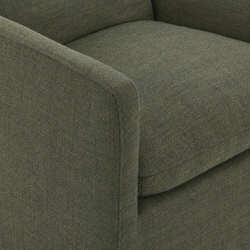 Chaise rembourrée Bobbi, Tweed chanvre Nathan