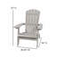 Chaise Adirondack pliante en résine Balasi-1626179435