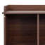 Bibliothèque à 10 tablettes, noyer