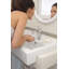 Lavabo de salle de bain rectangulaire en céramique avec trop-plein Universal-17520435
