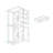 Stylish Freestanding Kitchen Pantry Cabinet with 4 Doors, 1 Drawer, and 2 Adjustable Shelves for Ample Storage and Versatile Use