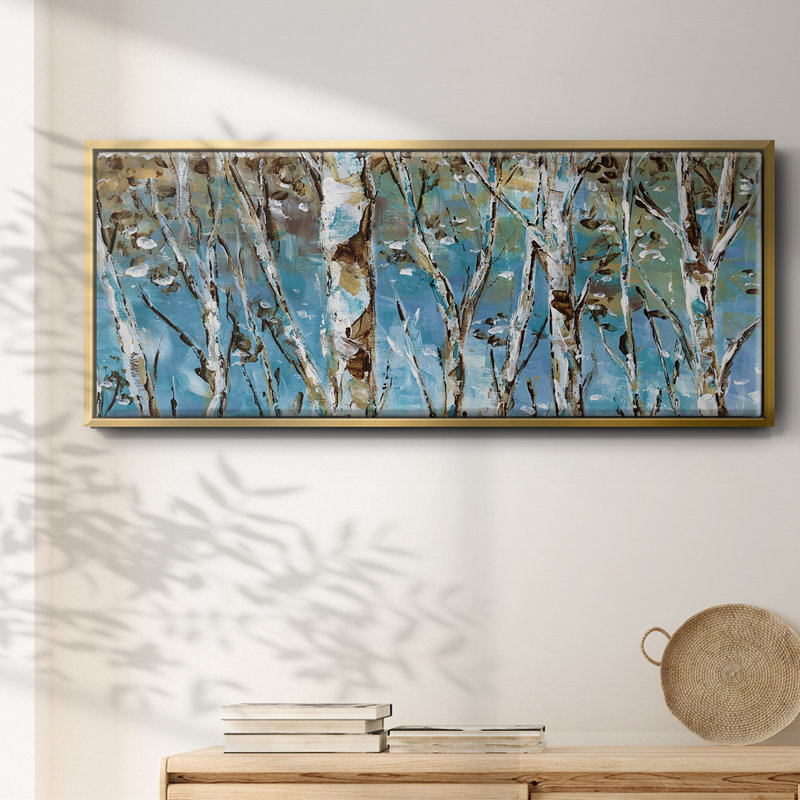 Winter Birch- Framed Canvas