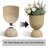 18.3 Inch Tall PE Tumbler-shaped Planter Pots-566998578