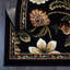 Tapis noir, bourgogne et ivoire à motif floral Gossard-375011706