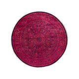 Overyed One-of-a-Kind Round 7'1" X 7'1" Hand Knotted Area Rug