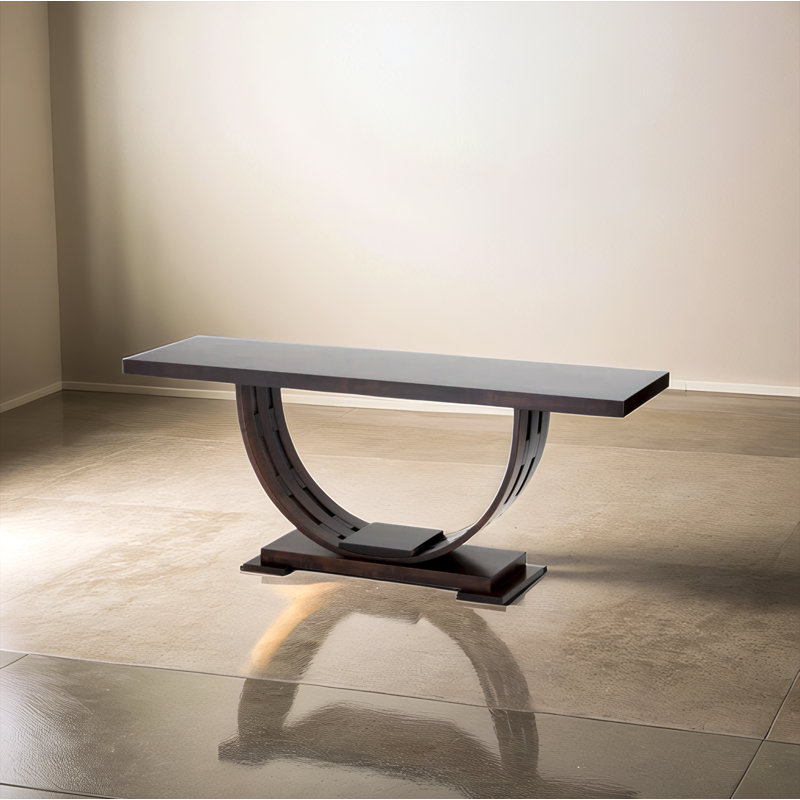 Salon 54'' Solid Wood Console Table, Rich Tobacco