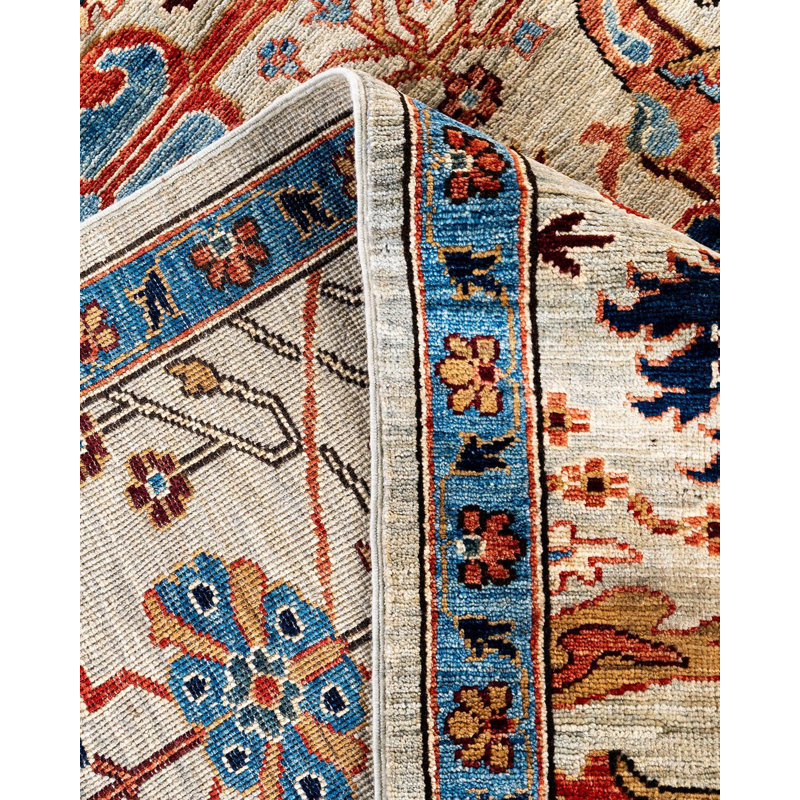 Serapi One-of-a-Kind Rectangle 9'1" X 11'11" Hand Knotted Area Rug