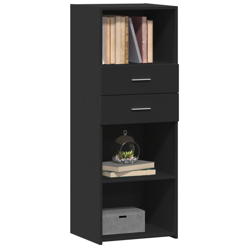 Shanesia Display Cabinet, Black