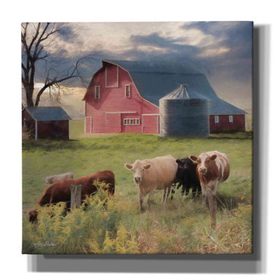 «Wyoming Sunset» par Lori Deiter - photographie sur toile tendue