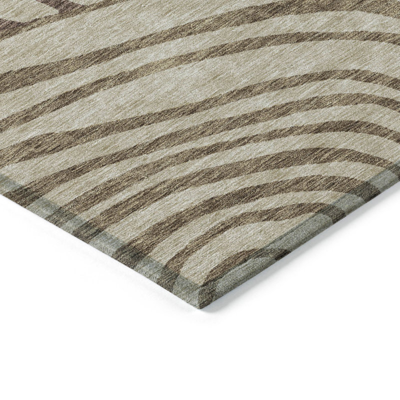 Tapis de porte d'extérieur antidérapant Leis, Rectangulaire 3 pi x 5 pi