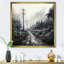 Dessin d'analyse d'une ligne électrique I - impressions sur toile-97189391-97189387