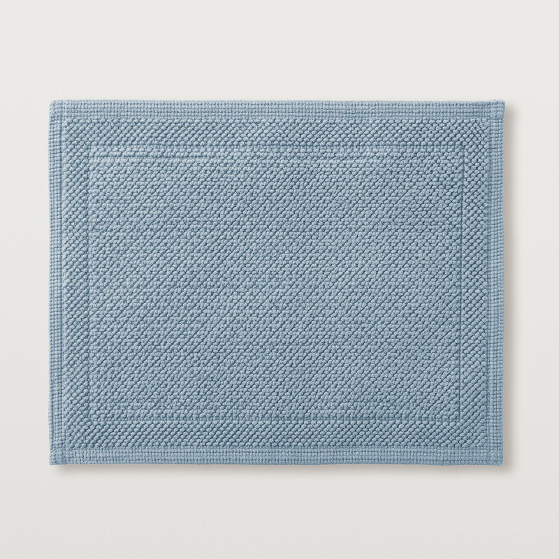 Cosima Bath Rug, Hydrange, Single Piece- 20" L x 16" W