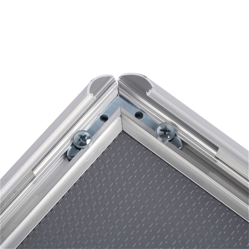 Silver Metal Beveled Picture Frame