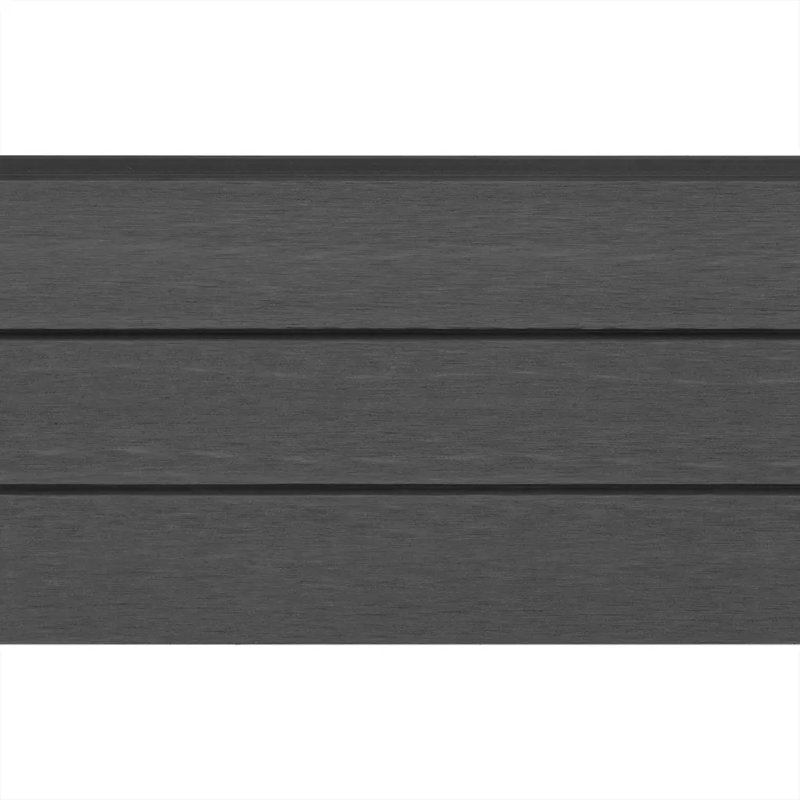 Nebahat 185cm H x 179.9844cm W Composite Yard/Privacy Fence, Grey