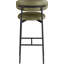 Tabouret de bar rembourré en cuir Lupita-840074841-840074840