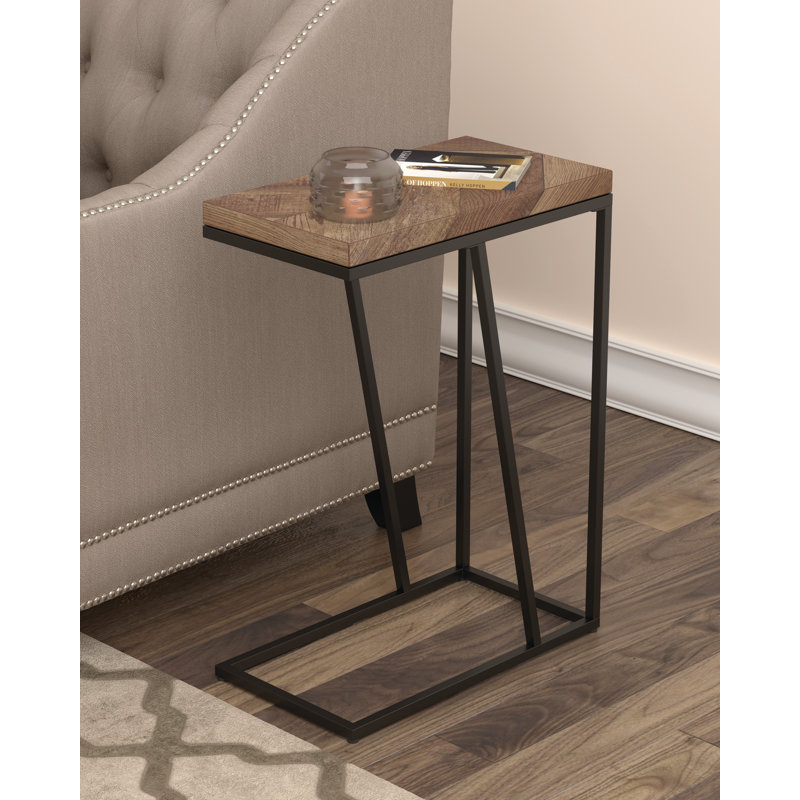 Hymes End Table, Rustic Tobacco