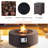 Round Propane Fire Pit with Lid-324696308