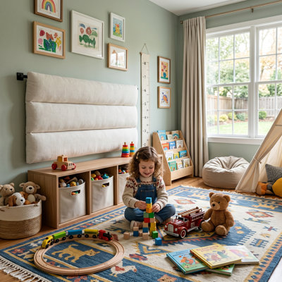 Tête de lit tapissier moderne ajustable, très grand, lin crème