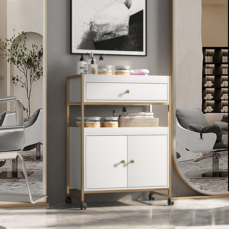 Organisateur de maquillage de grande capacité avec tiroirs - Organisateurs de beauté polyvalents et rangement pour les essentiels de coiffeuse, de salle de bain et de soin de la peau