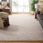 Tapis beige fait à la main Elle-549081473