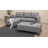 Modern Corner Sofa Bed, Grey, 80.7 x 33.5 x 55.1 inches | 100% Polyester Fabric, Wood/MDF Frame | Easy Clean, Scandinavian Design | Comfortable 28 DNS Foam Cushioning | Perfect for Small Spaces & Guest Rooms-1990515544-1990515547