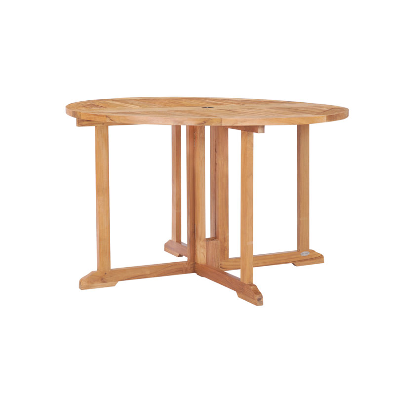 Outdoor Round Teak Dining Table