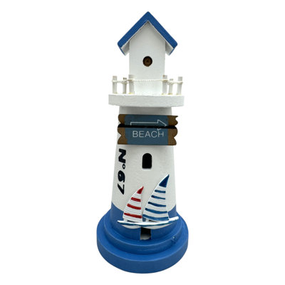 Nautical Themed Lighthouse Figurine