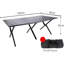 Charin Rectangular Metal Folding Outdoor Dining Table , cm W cm D-1153818702