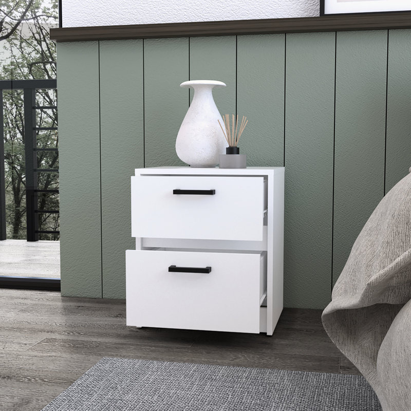 Table de chevet Ogilvy, Blanc