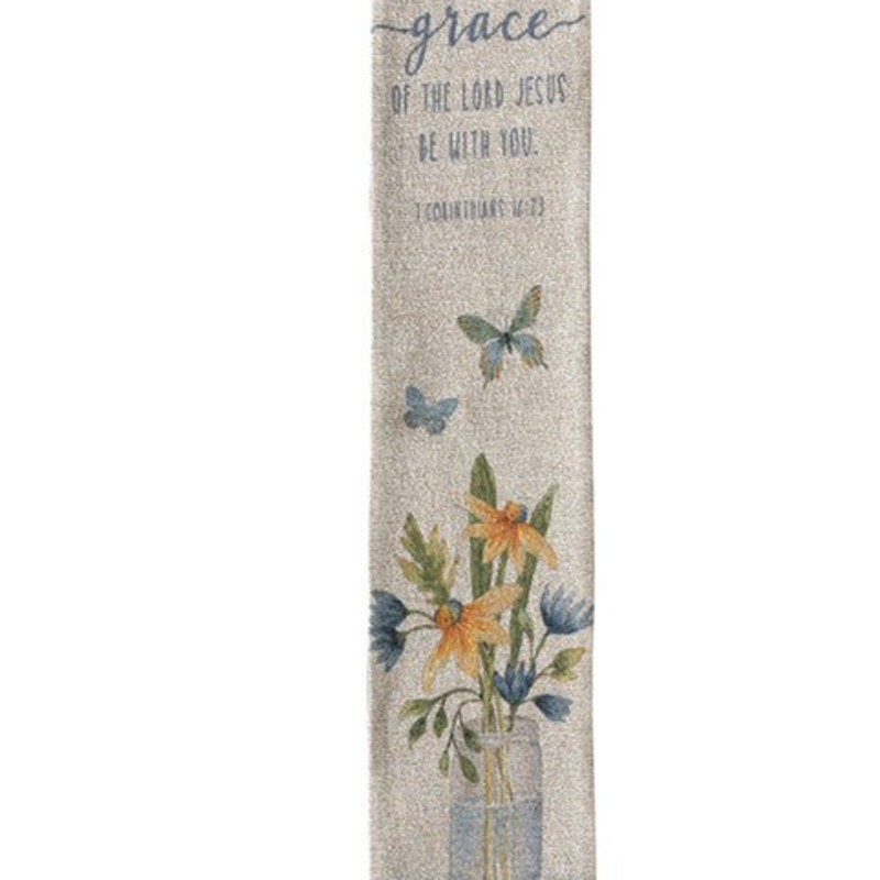  Paire de clochettes décoratives en polyester 9 x 41 po May The Grace Of The Lord
