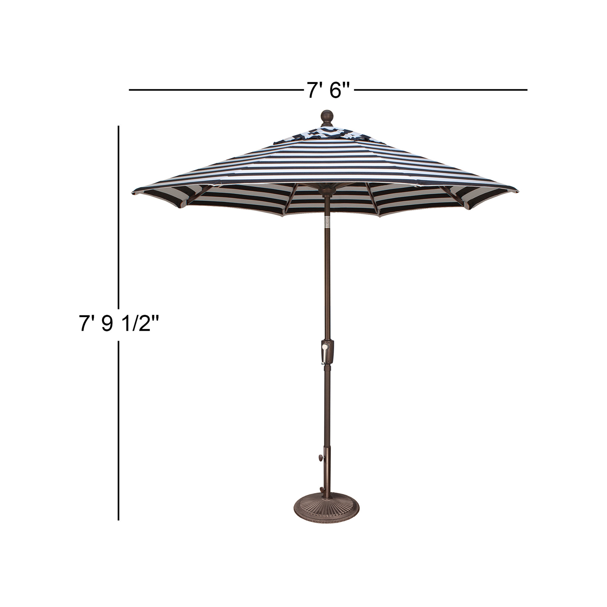 Bigsby 90'' Sunbrella® Outdoor Umbrella, Bronze