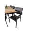 Anoki 8 - Person Teak Solid Wood Patio Dining Set Extendable Rectangular Table