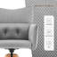 Upholstered Fabric Swivel Accent Chair-1650003048