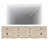 126"W Extra-Large File Cabinet, 4-In-1 Farmhouse  Office Storage Console With 6 Drawers And Storage Barn Door Sections, Spacious File Cabinet With Adjustable Shelves For Office, Bedroom,Beige-1823986973