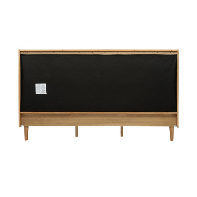 Tête de lit tapissier en bois