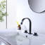 Devon Luk 2 Bathroom Faucet - Widespread - 9" Brass/Matt Black