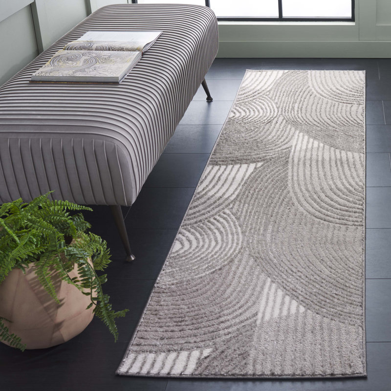 Nylo Performance Abstract Rug, Runner 2' x 8'
