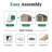Colonial Greenfield Barn Outdoor Wood Storage Shed-294814194-294814153