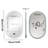 Oval Bathroom Mirror With Led Lights And Built-in Bluetooth Speaker, Time Temperature Display Unit - Smart Lighted Vanity Makeup Wall Mounted Mirrors - 3 Lights Setting Anti-fog Dimmable Ip56-1584060318