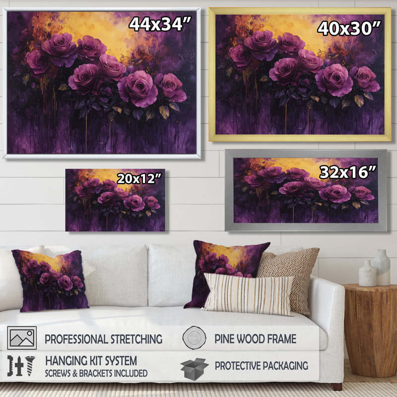 Décoration murale Dreamscape, H 12 po x l 20 po, Toile tendue, Ne s’applique pas