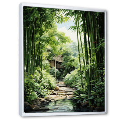«Jade Journey Green Forest I», reproduction sur toile