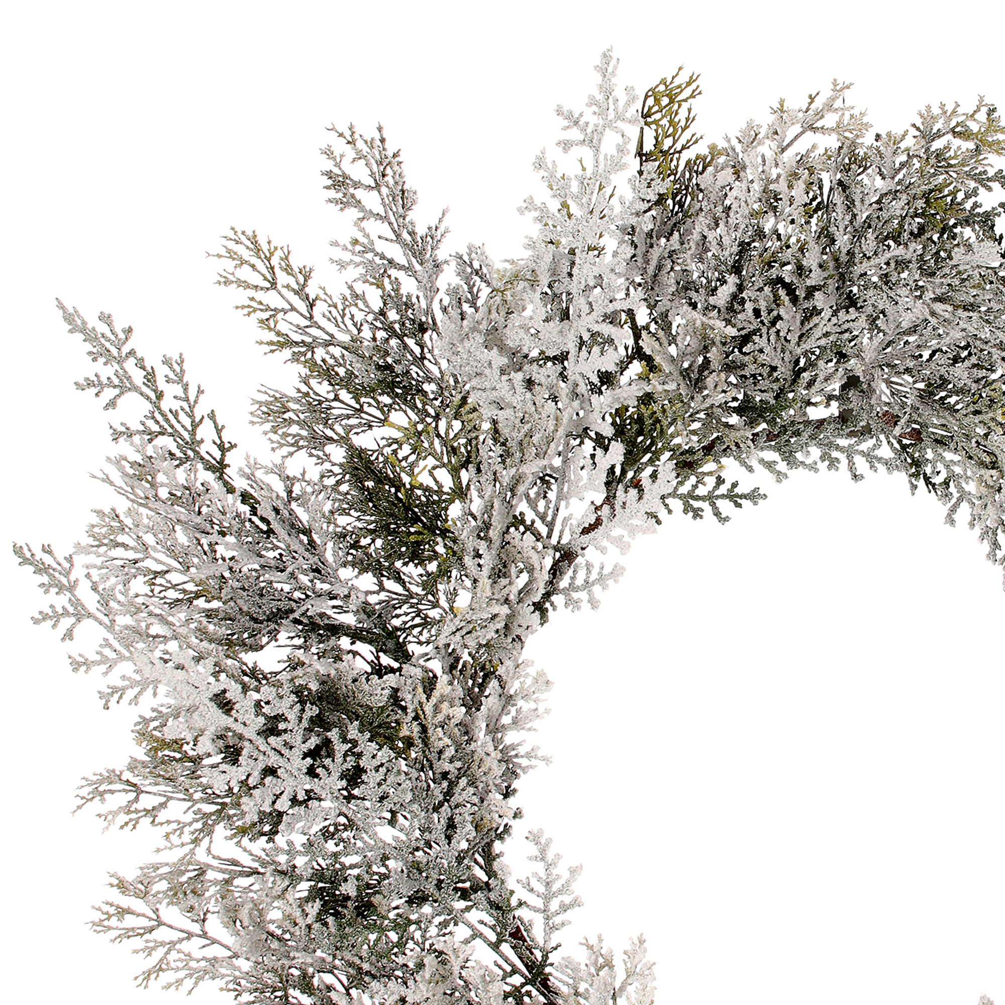 24'' Faux Cedar Wreath