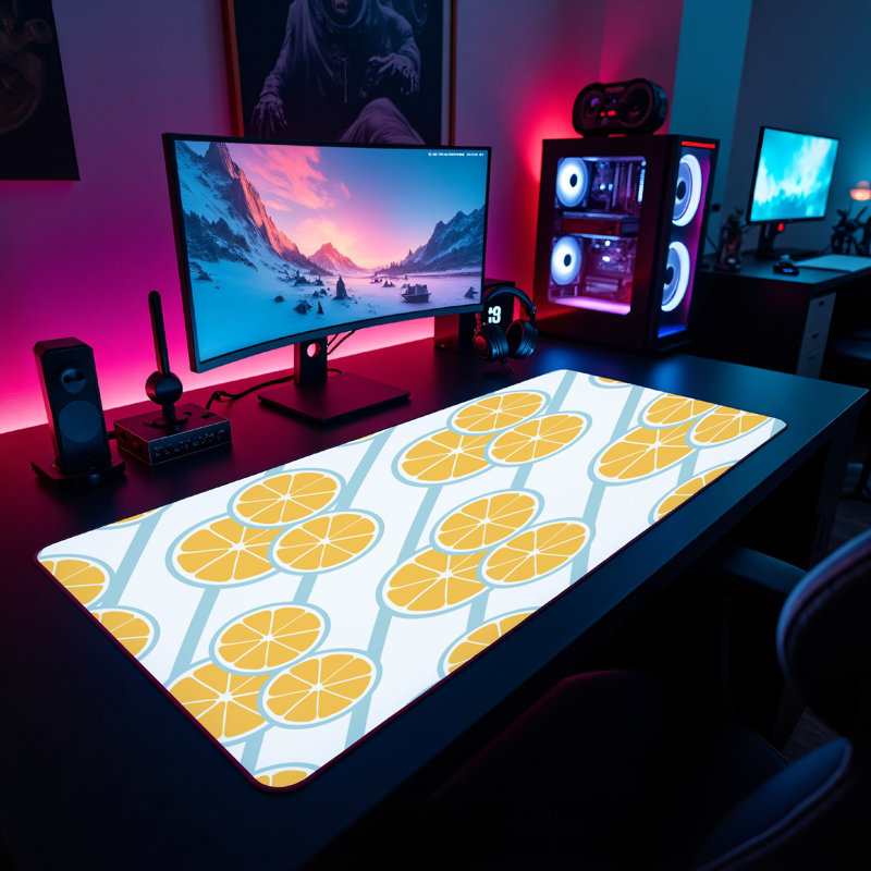 Polyester Desk Pad, 14.4x12.1