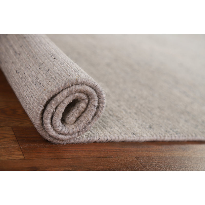 One-of-a-Kind 3'11" X 5'10" New Age Wool Area Rug in Ivory