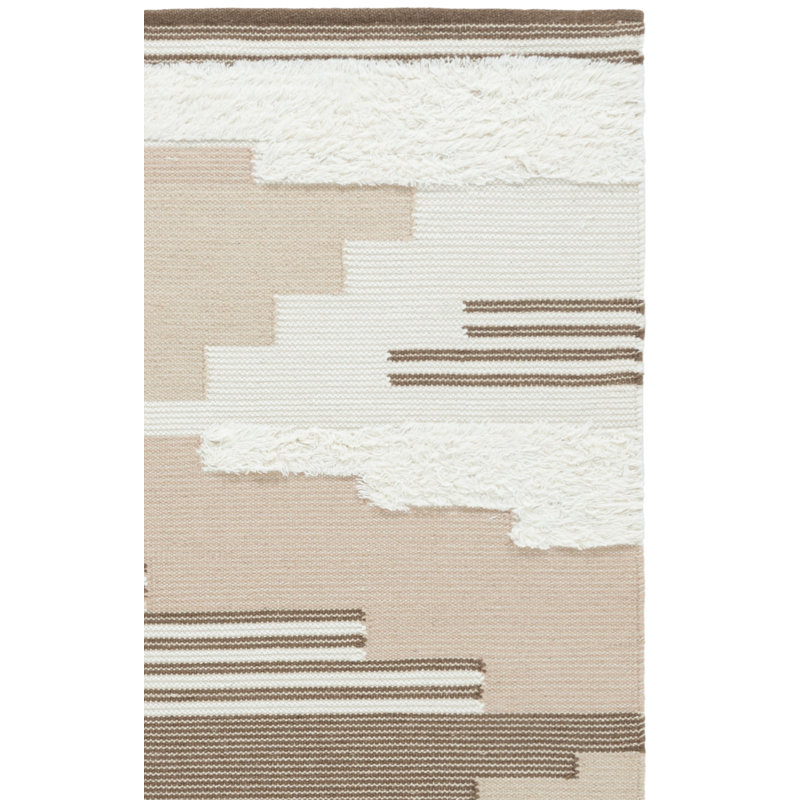 Kenya 280 Hand Woven 80% Wool; 20% Cotton Geometric Rug, Rectangle 8' x 10'