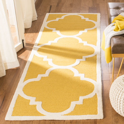 Cannen Hand Tufted Wool Geometric Rug