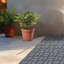 Pavé brique / pierre double face 16 "de sol - mélange (9)-105031238